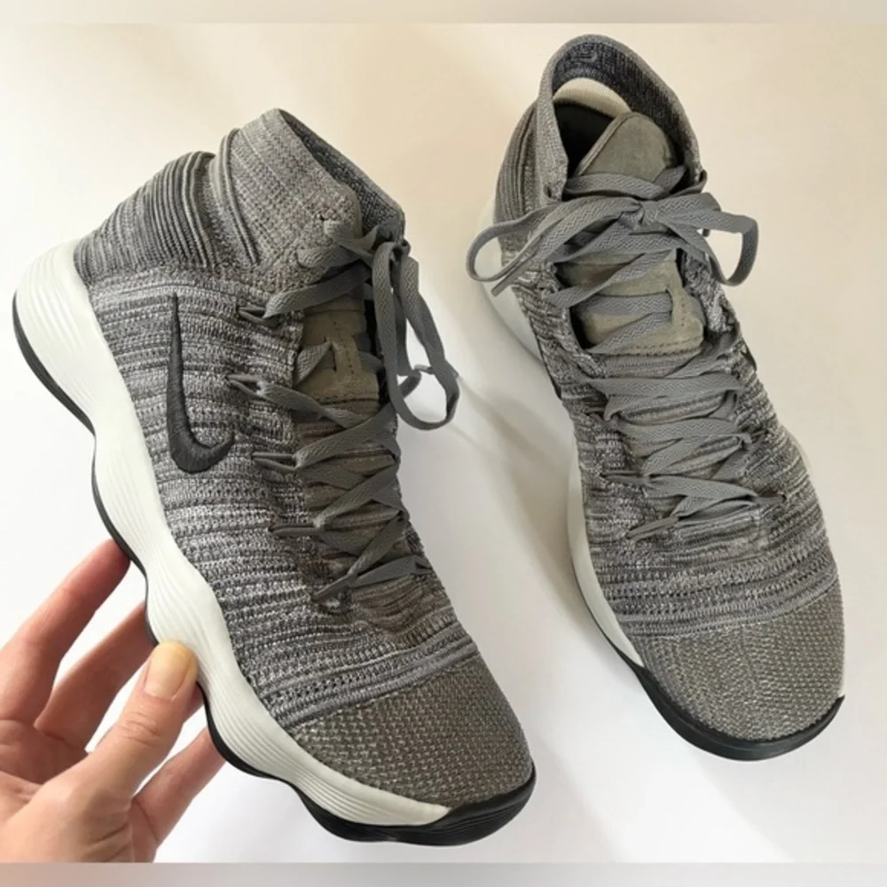 Nike Hyperdunk 2017 Flyknit Basketball Shoes in Cool‎ Grey